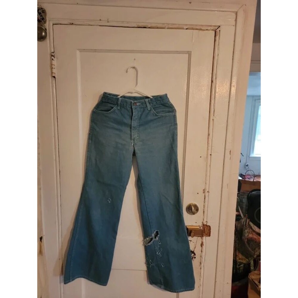 Vintage 1970s FlareChess King Denim